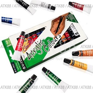 

VTEC ACRYLIC SET 12 WARNA 12 ML TUBE CAT AKRILIK ACRYLIC VTEC q G4V2