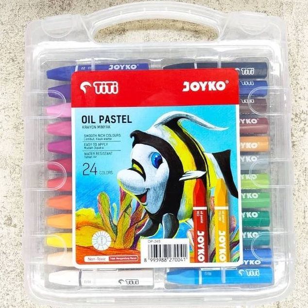 

KODE I48G Crayon Joyko 24 WarnaCrayon MewarnaiCrayon Anak