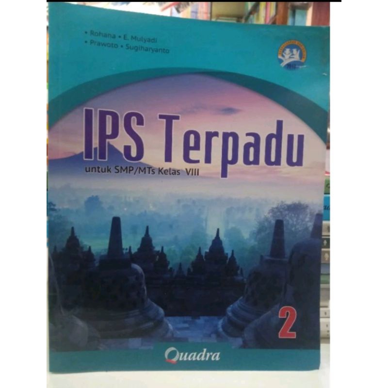 Buku IPS Terpadu kelas 8 Quadra Rohana E mulyadi