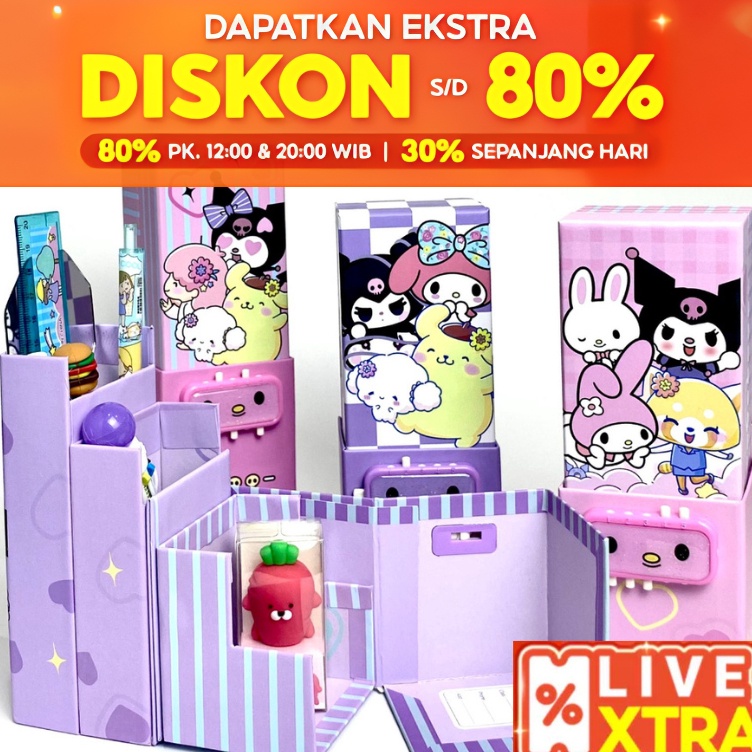 

BOS Kotak Pensil Karton Berdiri Tingkat PinCerminPencil BoxWadah k U7V6