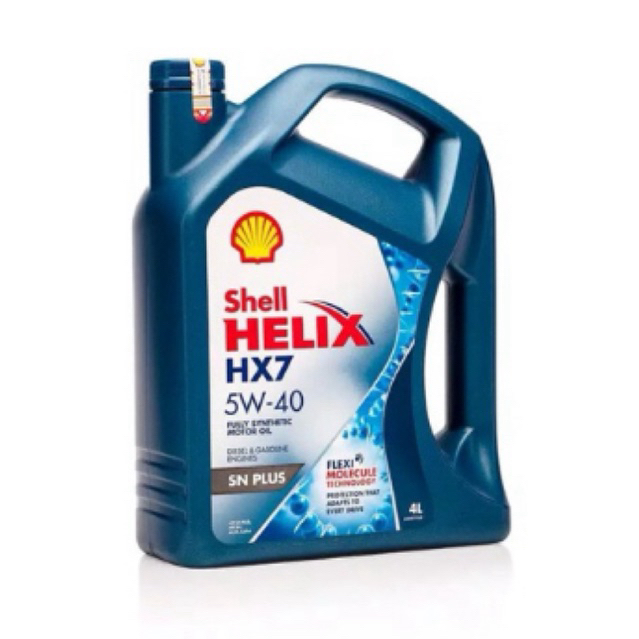 Oli Shell Helix Hx7 Plus 4 Liter Oli Mesin Motor Mobil Shell Hx 7 4000ml