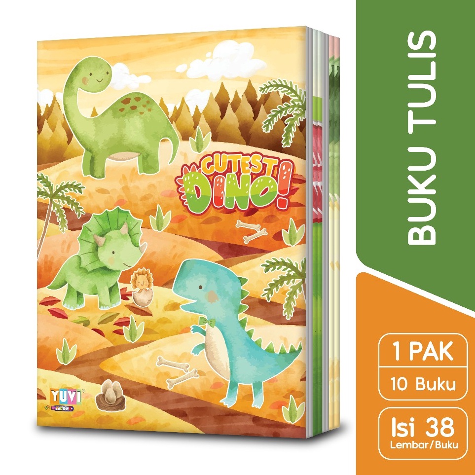 

KODE O66A My Book Yuvi Buku Tulis Cute Animals 38 Lembar 1 Buku