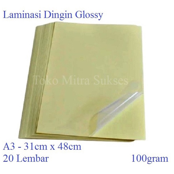 

Laminasi Dingin Glossy A3 g Q8Z7