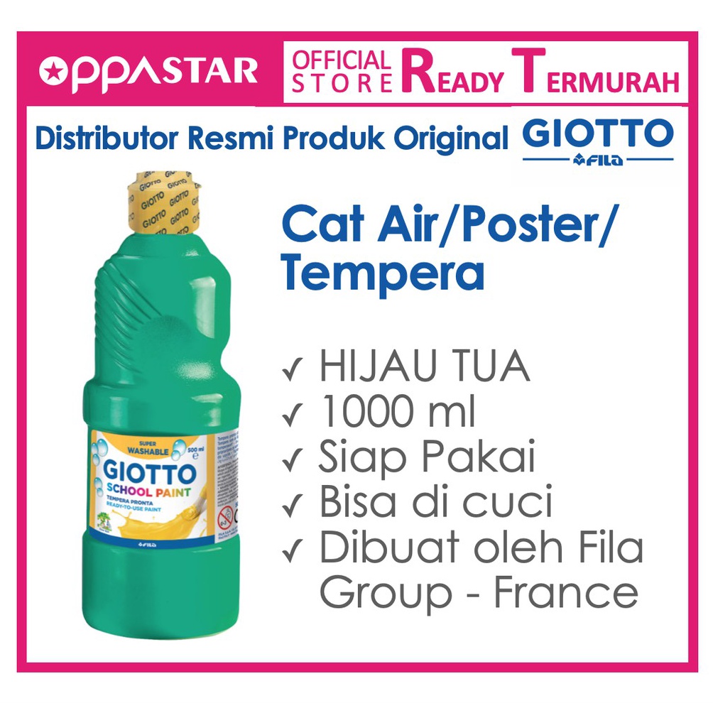 

Cat Air Cat Poster Cat Tempera Giotto School Paint 1 ml Hijau Tua Green u F2K3