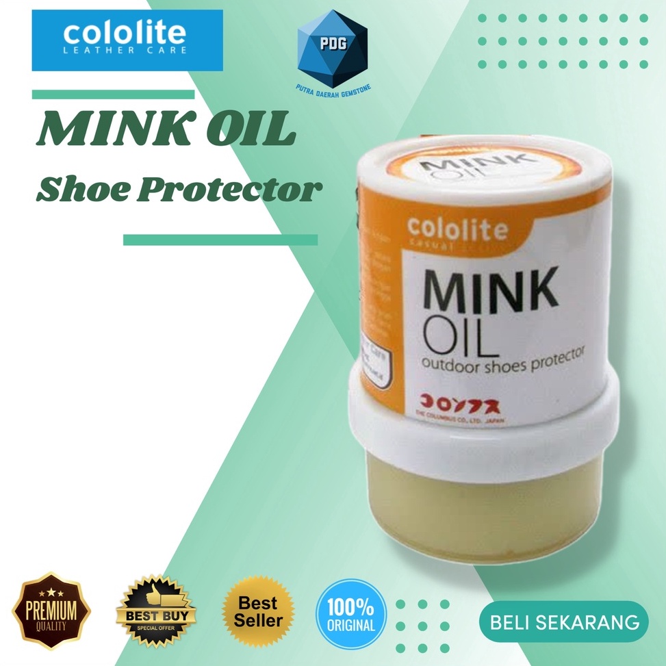 KODE L73Q COLOLITE MINK OIL Outdoor Shoe Leather Protector Perawatan Semir Sepatu Kulit Wanita Pria 