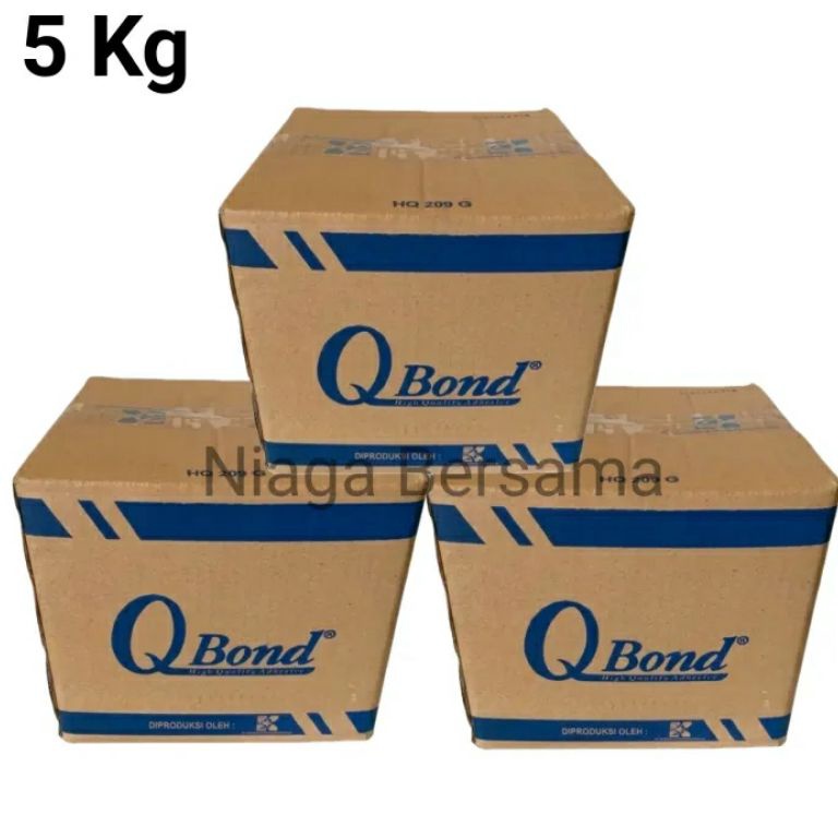 

Lem Putih Q Bond 5 Kg PVAC Untuk Kayu dan Kertas s VM4