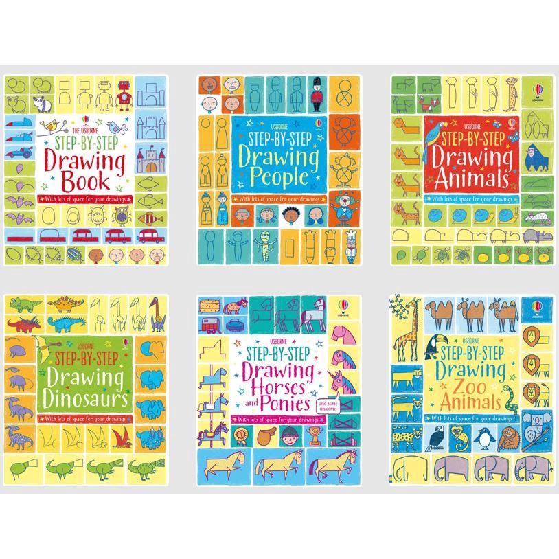 

KODE N82B Kidnedu Buku StepByStep Drawing Book Children Buku Menggambar Anak