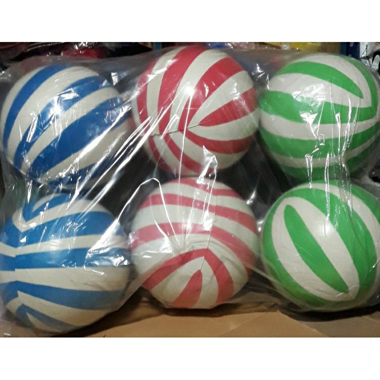 Bola Loreng Plastik Bola Sepak 6 pcs k PD3
