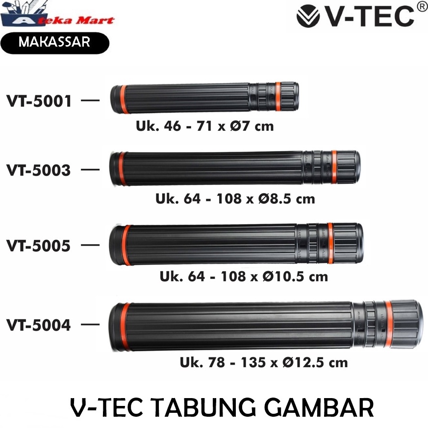 

KODE L94S PCS VTEC DRAFTING TUBE TABUNG GAMBAR VT51 VT53 VT55