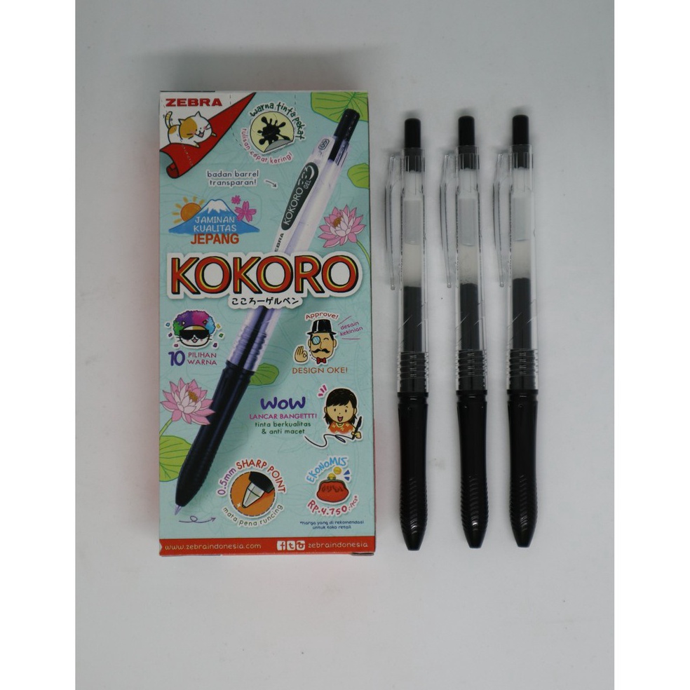 

KODE G99Q PEN ZEBRA KOKORO