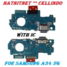 PAPAN CAS / UI BOARD + IC SAMSUNG A34 5G / A346 ORIGINAL