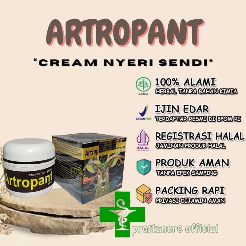 Artropant Asli Cream Nyeri Sendi Otot 100% Original Herbal BPOM