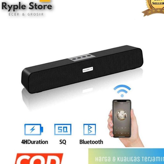 HJ6 Speaker Bluetooth A12A13 TWS Soundbar High Quality Super Bass