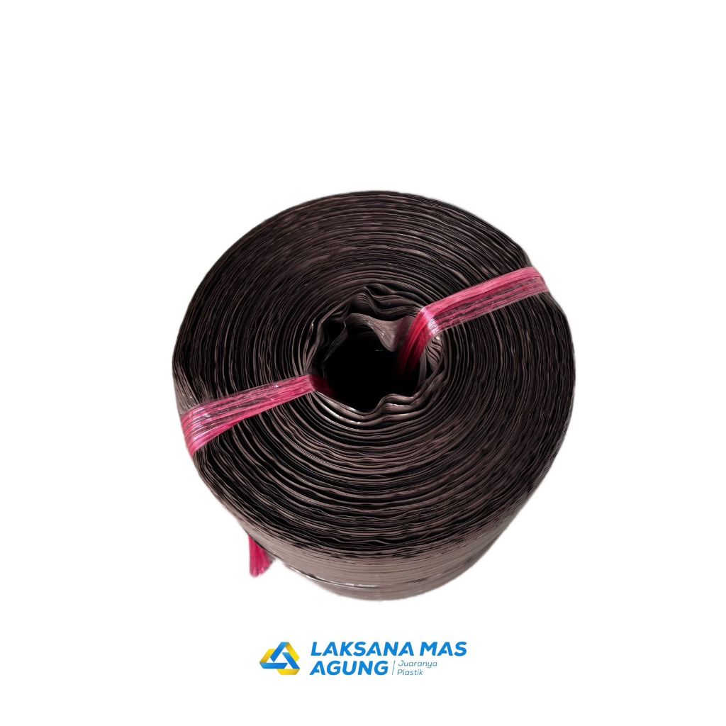 

gk Tali Rafia Coklat Glossy Rol Besar 5KG Tali Plastik Packing Jumbo, 2421M Laksanamas