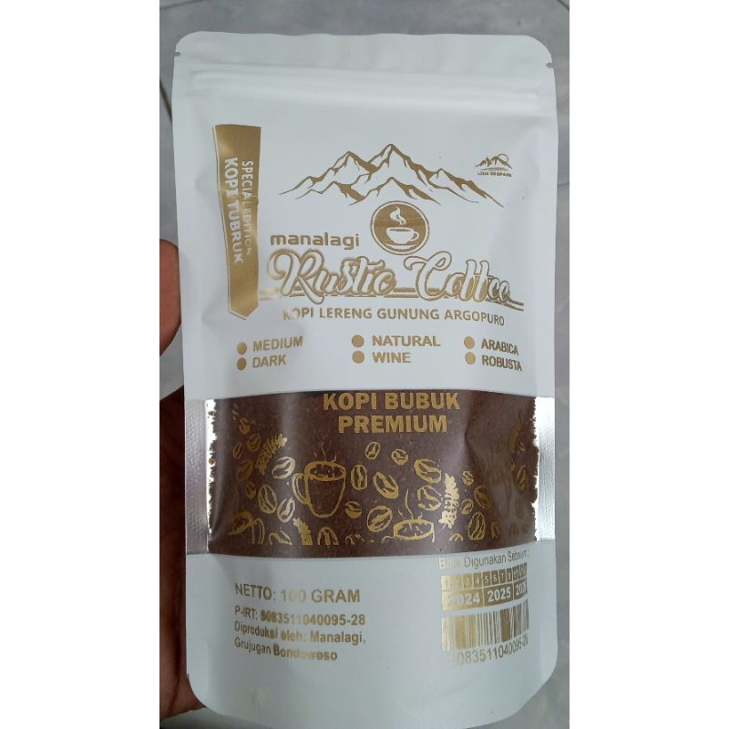 

MANALAGI Arabica TUBRUK 100 gram