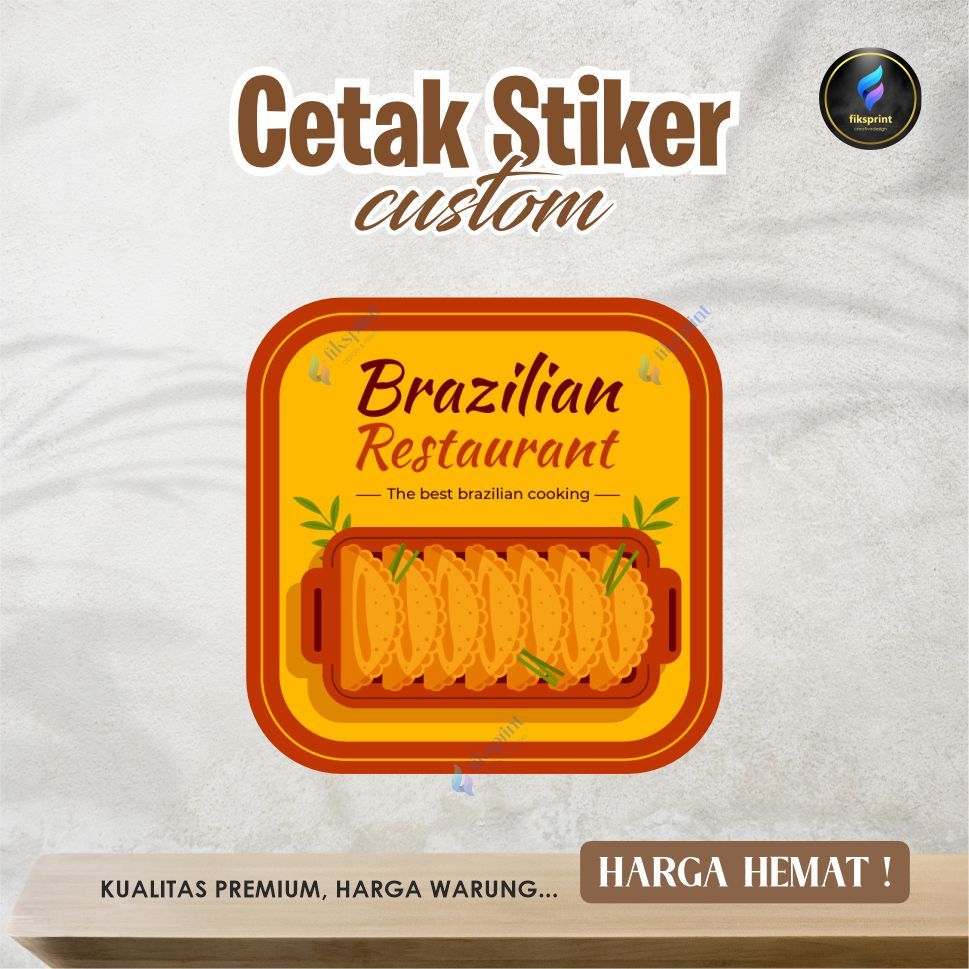 

cetak stiker (request) paket stike aneka snack & kurma