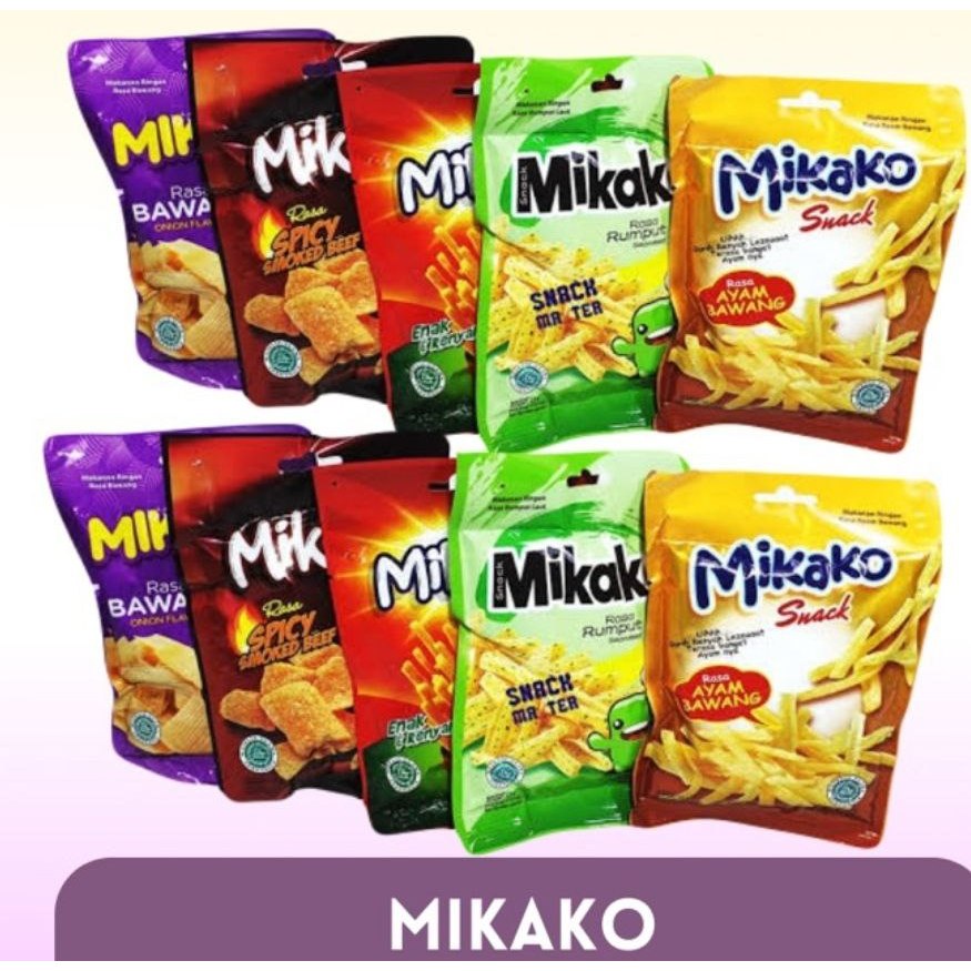 

Mikako Snack Varian Rasa Satuan/ Ecer - kimchi