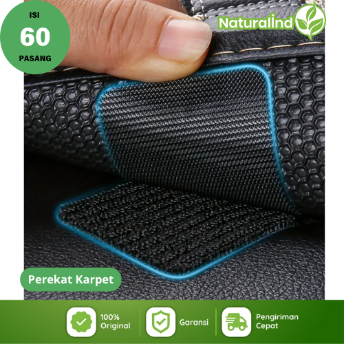 Stiker Perekat Karpet Anti Slip Carpet Fixing Adhesive 60 Pasang  Anti Licin Untuk Lantai masjid rum