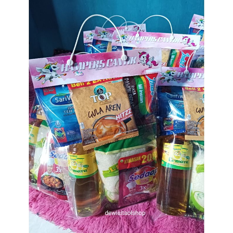 

paket sembako mini hampers cantik
