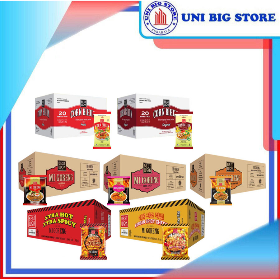 

Best Wok Mie Goreng | Bihun | Explodez 20 pcs DUS Mi Instan