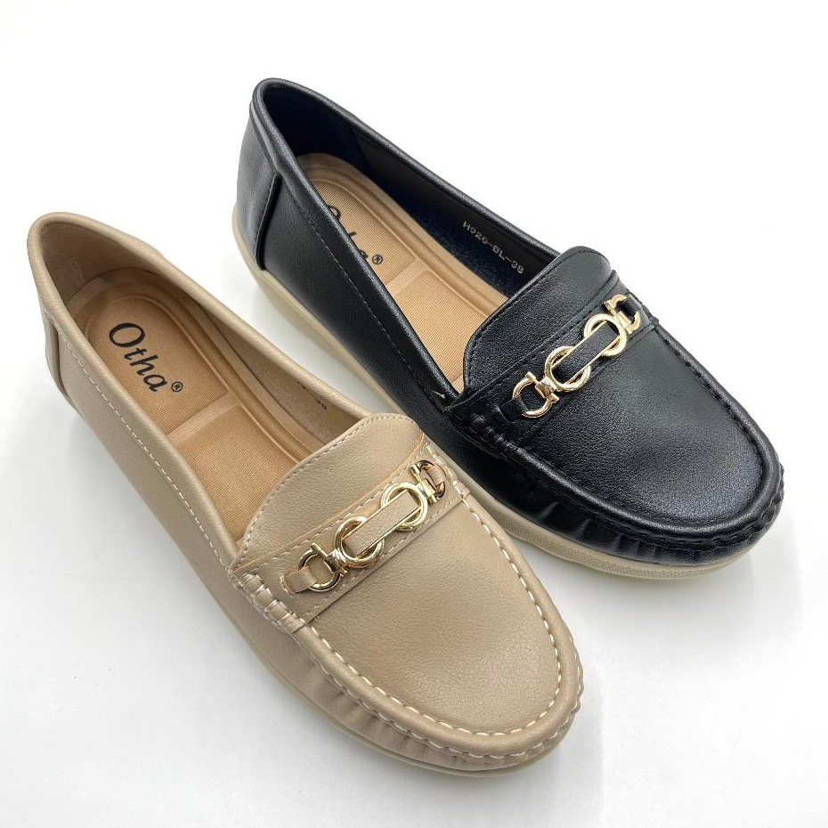 Otha Shoes Sepatu Mokasin Heels Wanita Kode H926 OLW
