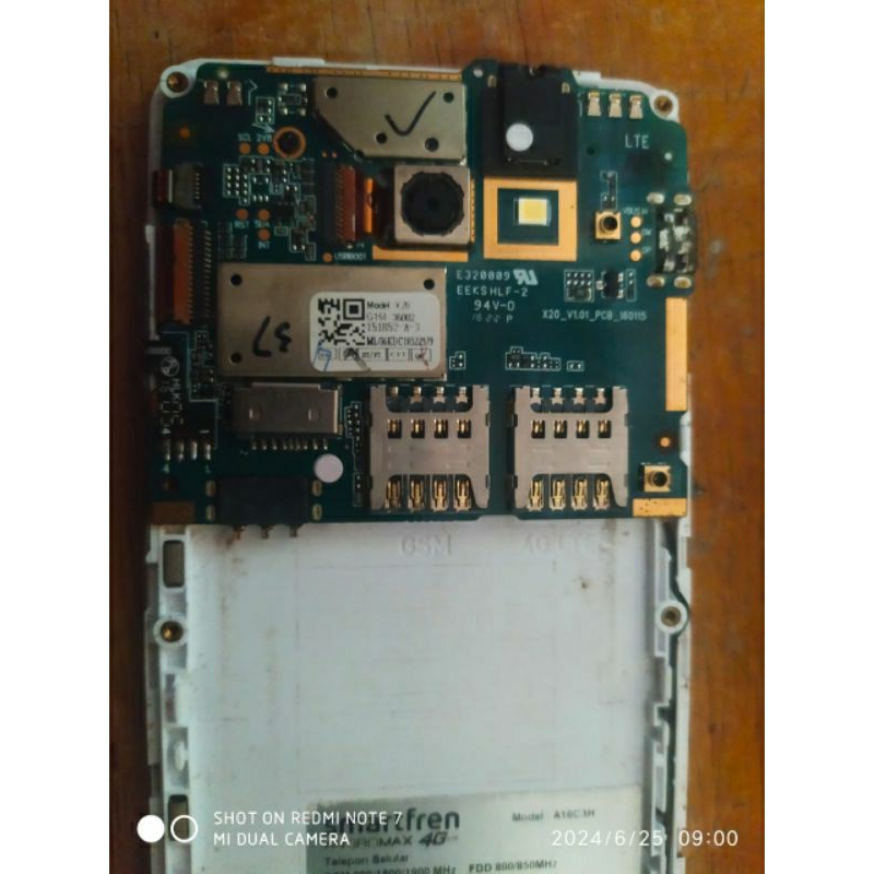 Mesin Andromax a X20 normal jaya sudh gsm