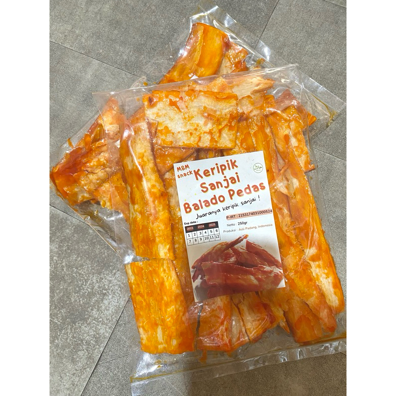 

Keripik Sanjai Asli Padang Pedas dan Nikmat