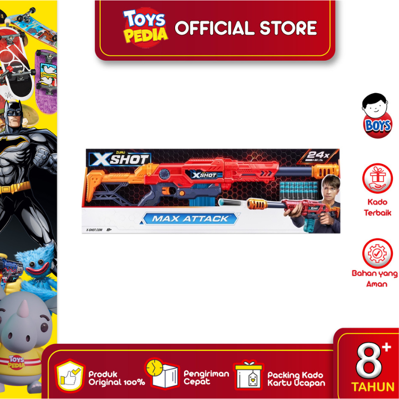 Mainan Blaster XSHOT New Excel Max Attack