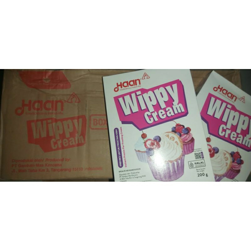 

Haan wippy cream 200gr topping bubuk instant topping powder exp 2025