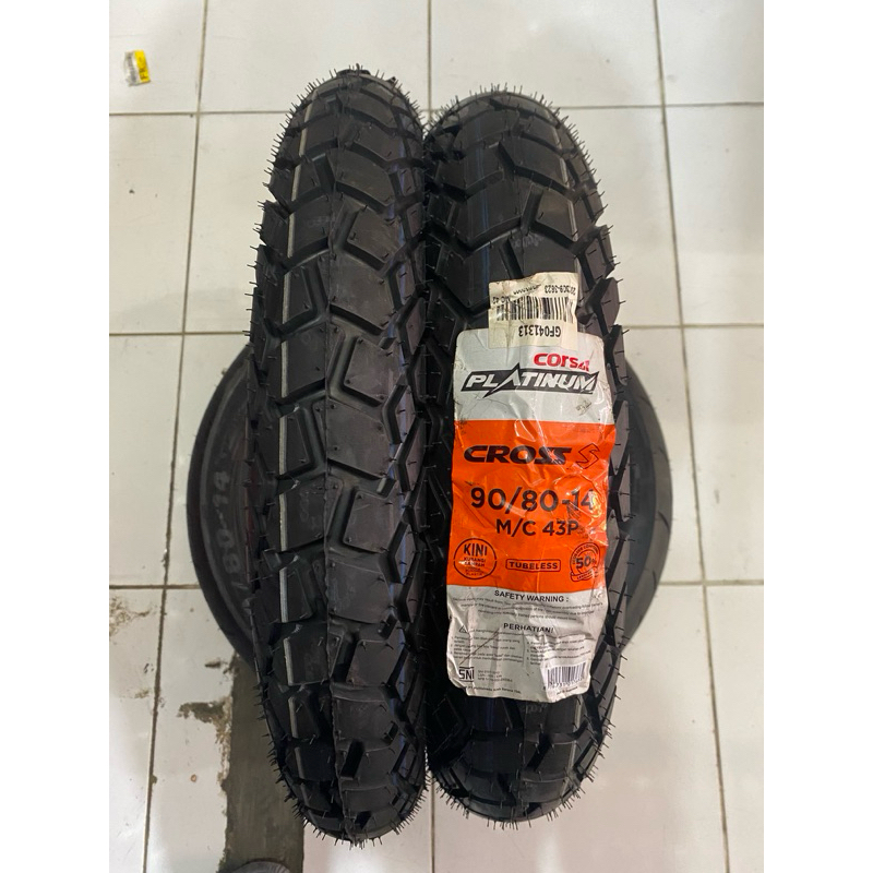 Ban CORSA Platinum Cross S 90/80-14 (Tubeless)