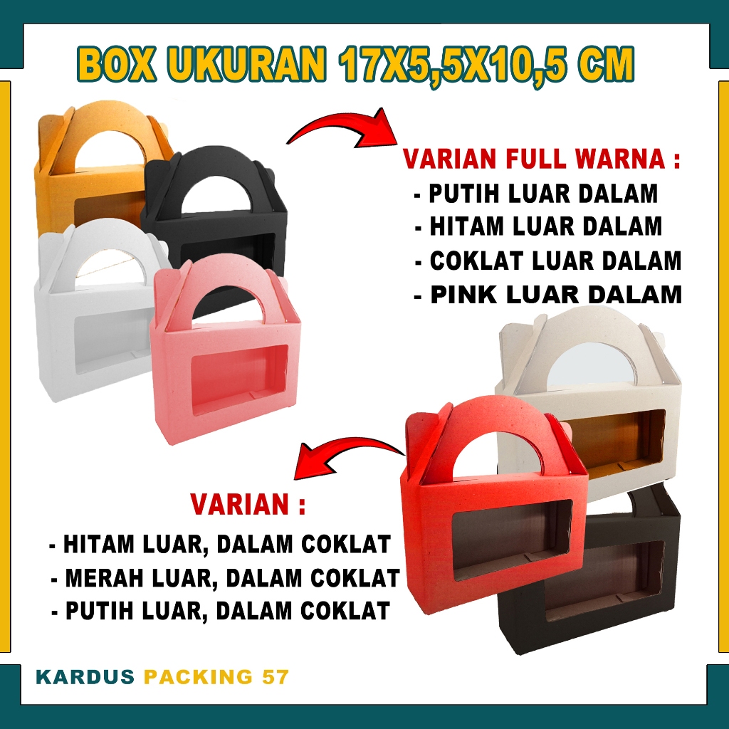 

Box Jinjing 17x5,5x10,5 cm/Box Souvenir/Box Sambel Botol