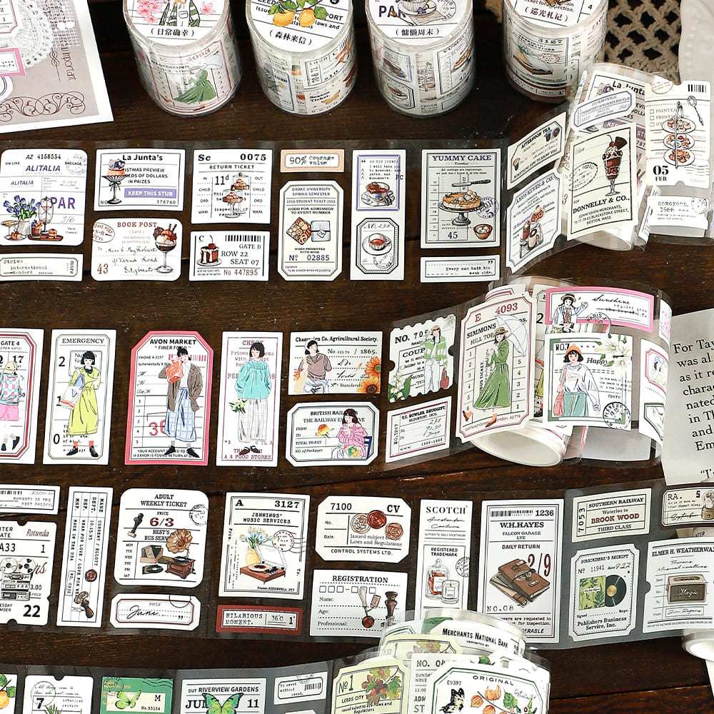 

Washi Tape 60mmx2m Seri Lagu Dalam Waktu Sticker Aesthetic Dekorasi Journal Vintage Retro Scrapbook Jurnal Stiker Selotip (Kiss Cut)