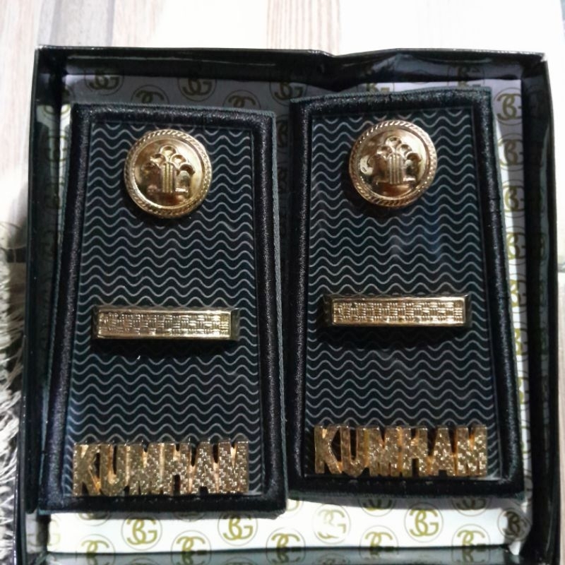 pangkat pdh 3A kumham (dasar akrilik)