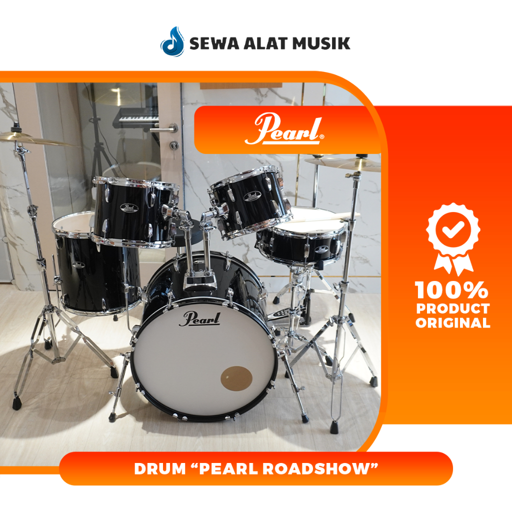 Sewa Drum Akustik Pearl, Arborea Original