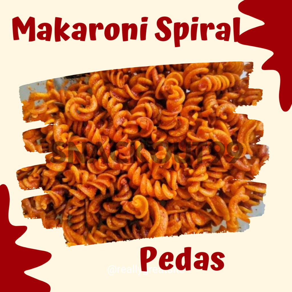 

Makaroni Spiral Pedas Daun Jeruk 250 gram Termurah Terenak