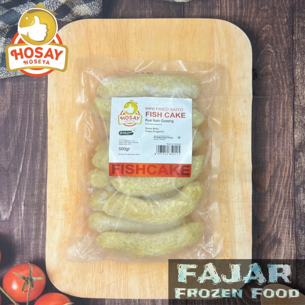 

HOSAY FISH CAKE MINI 500gr | HOSAY MINI FRIED SAITO FISH CAKE 500gr