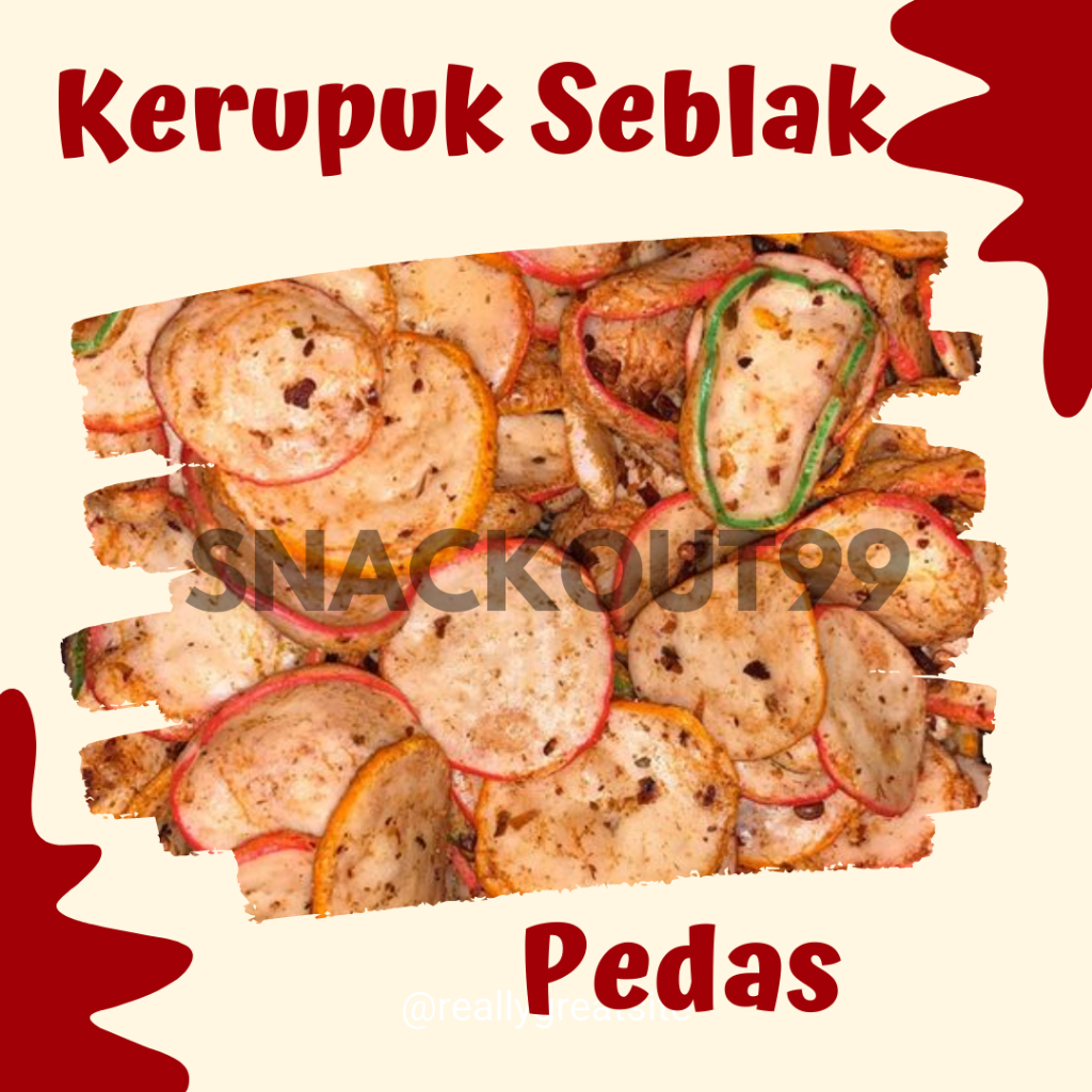 

Kerupuk Seblak Pedas Daun Jeruk 250 gram Termurah Terenak
