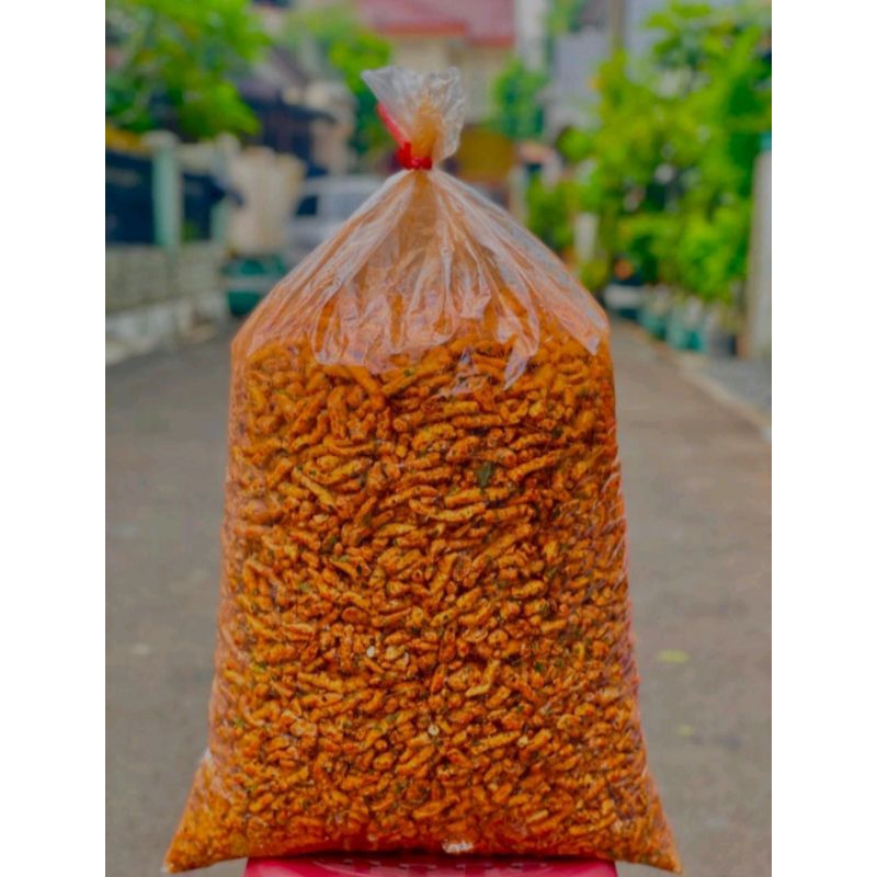 

Paket usaha basreng 10KG pedas daun jeruk pedas nya bikin nampol