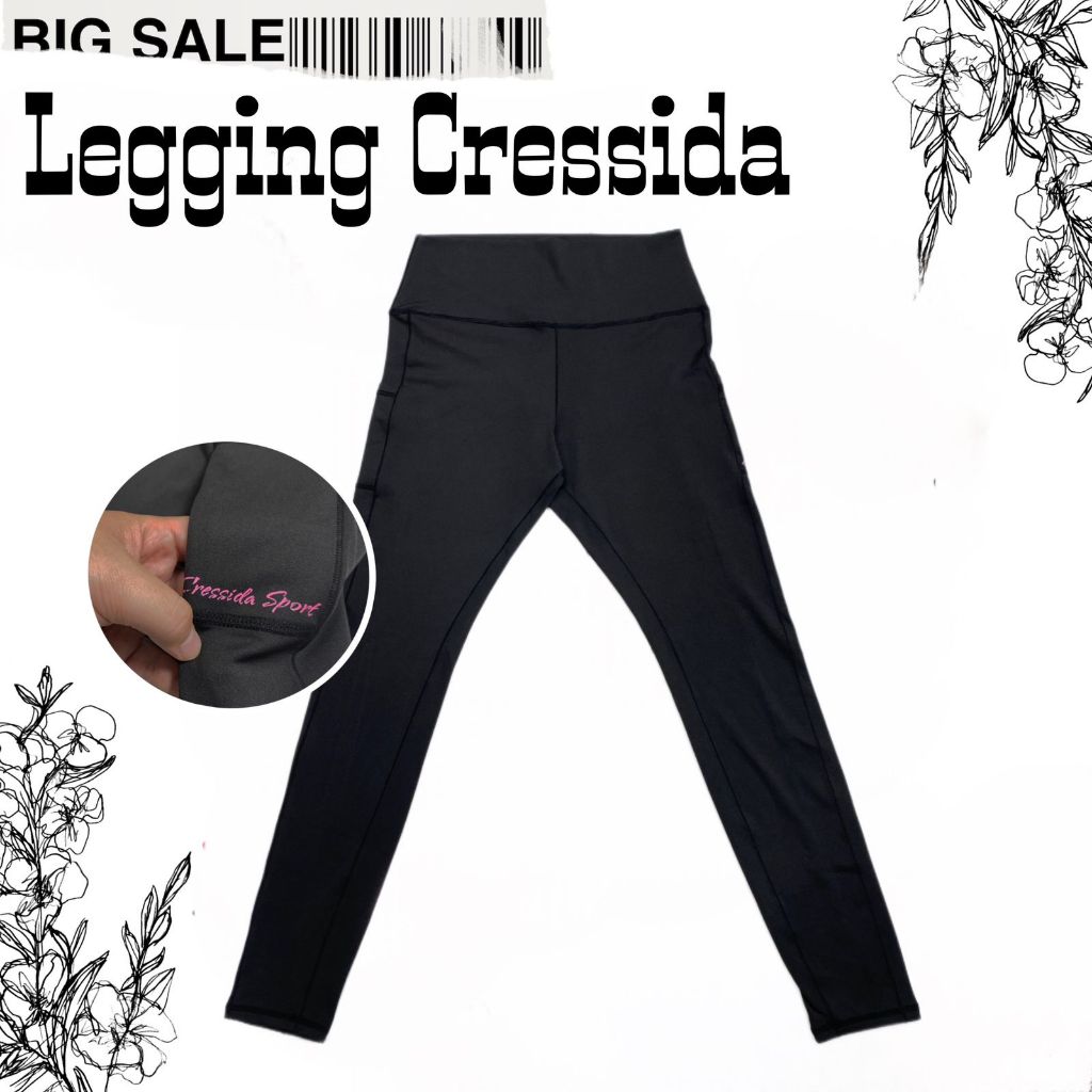 LEGGING SPORT/CELANA OLAHRAGA/CELANA PANJANG CRESSIDA ORIGINAL 100 %