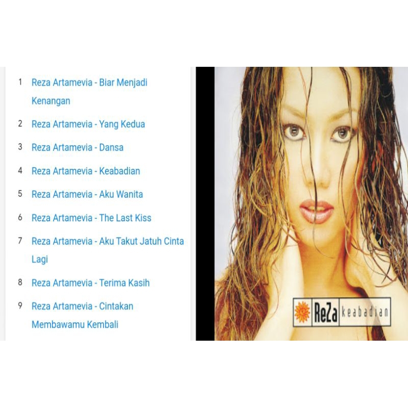 reza artamevia cd album keabadian 2000