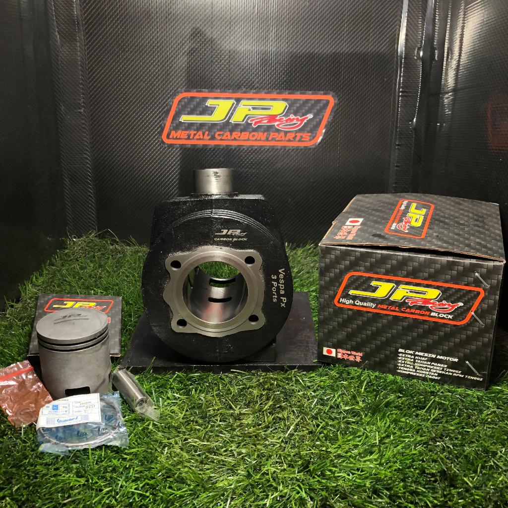 Blok Vespa PX  FC 3 ports & 5 ports Piston carbon JP Racing
