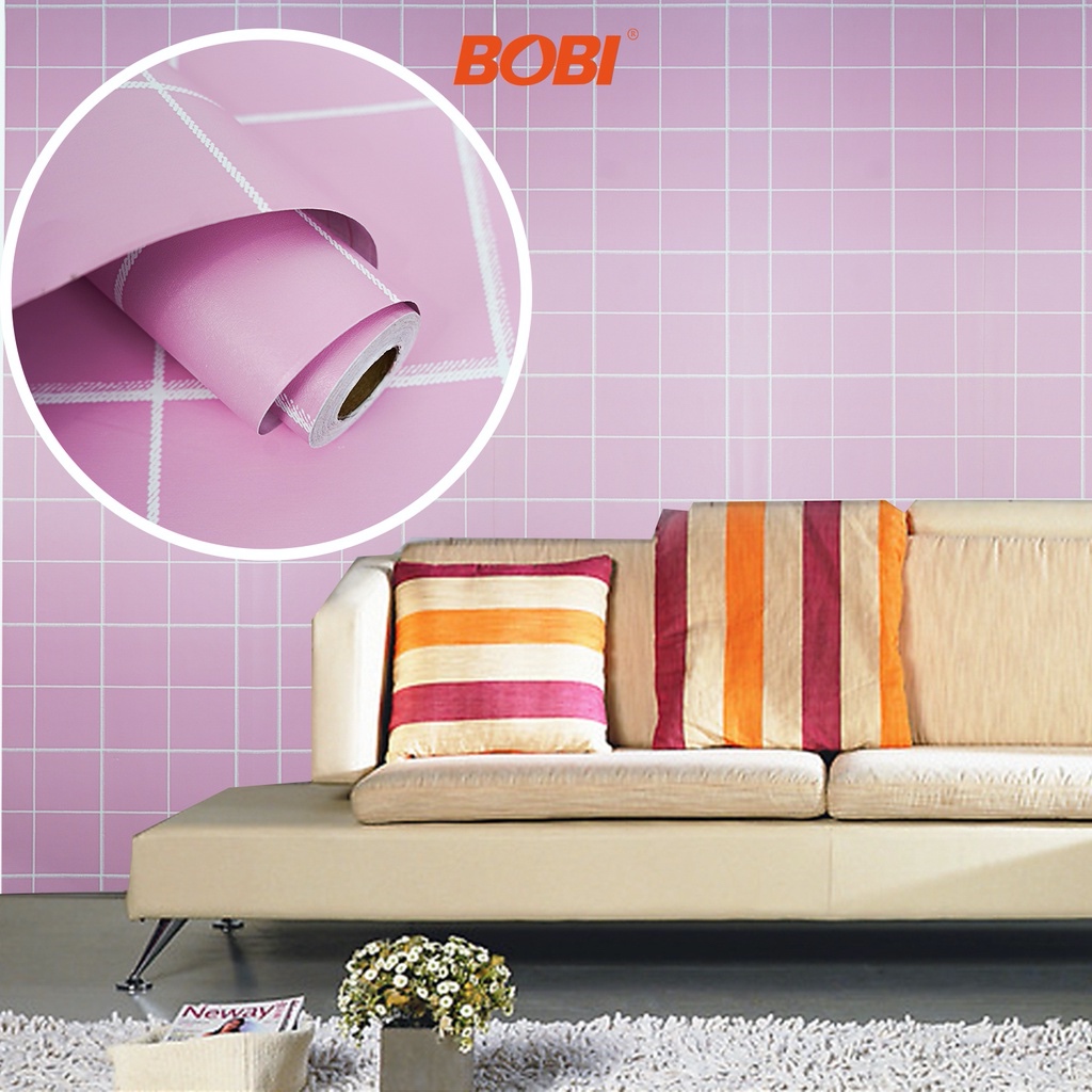 StickerDinding/StickerKotakPink/Wallsticker Kayu/WallstickerPolos/Wallpaper Ruangan/Wallsticker Kama