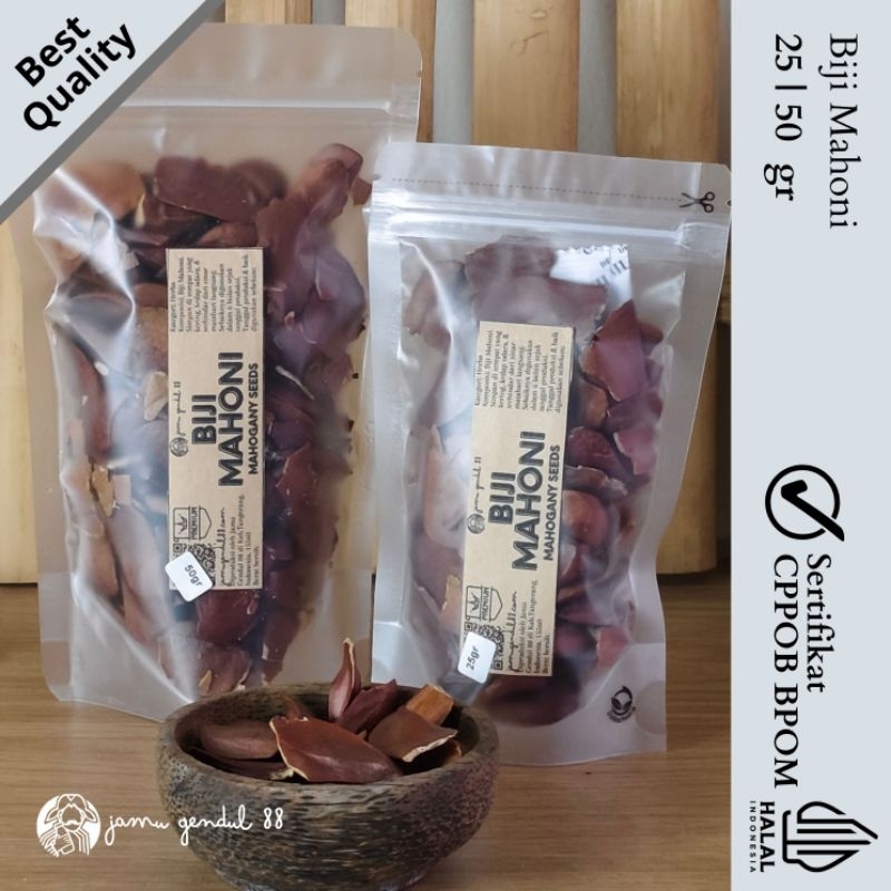 

Biji Mahoni Kering - Herba Kering Jamu Gendul 88 Kualitas Premium