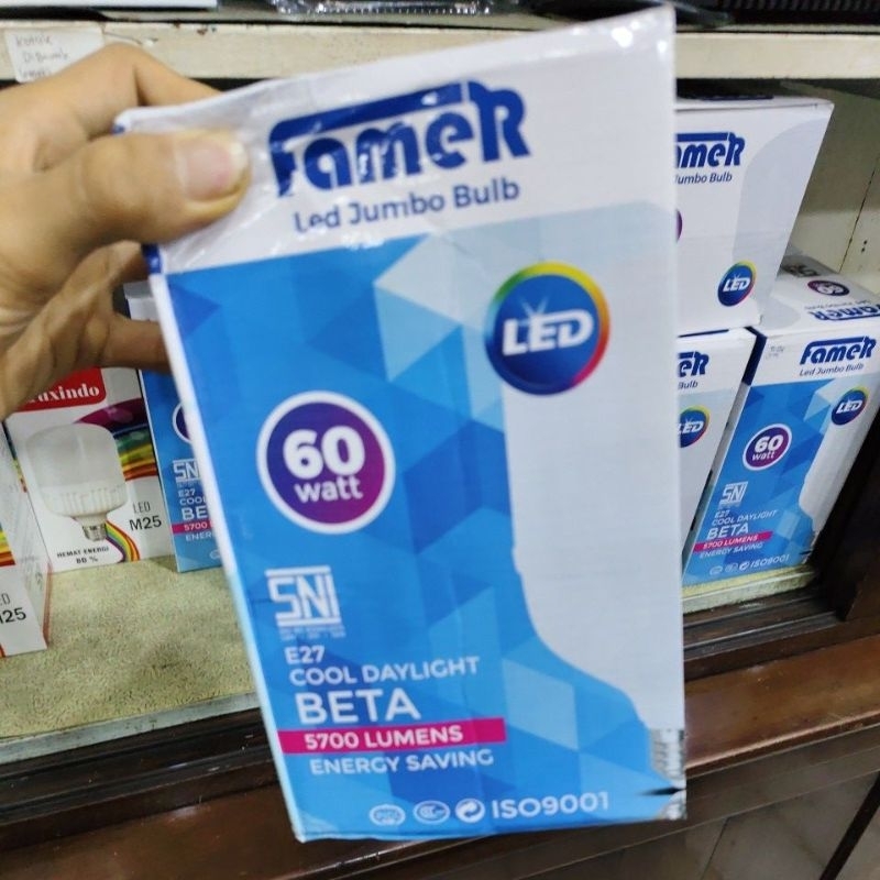 lampu Famer jumbo bulb led 60 Watt SNI