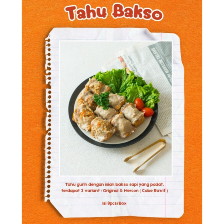 

Tahu Bakso Mercon/Original isi 8 pcs HALAL | Frozen Food