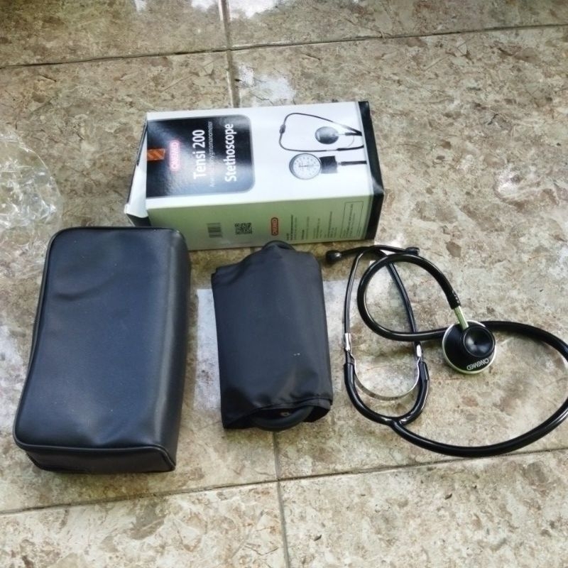 paketan tensi dan stetoskop onemed original