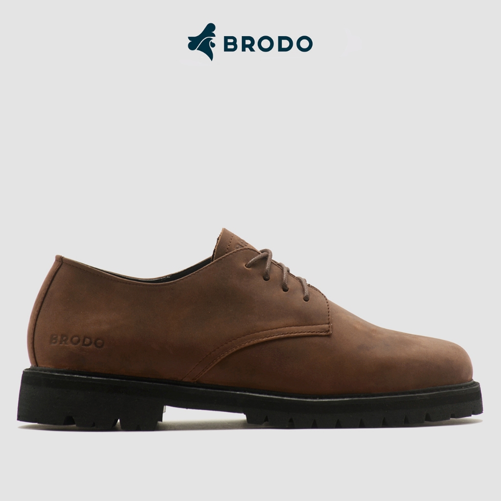 BRODO - Sepatu Andria Boots Dark Choco BS