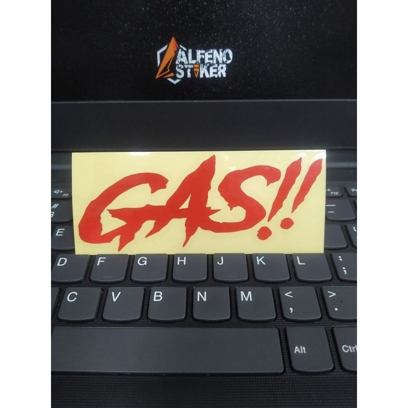 

Stiker Cutting GASS Sticker Balap Gas