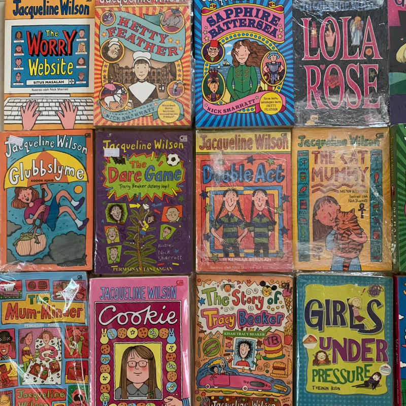 SET NOVEL JACQUELINE WILSON 21 BUKU KOMPLIT