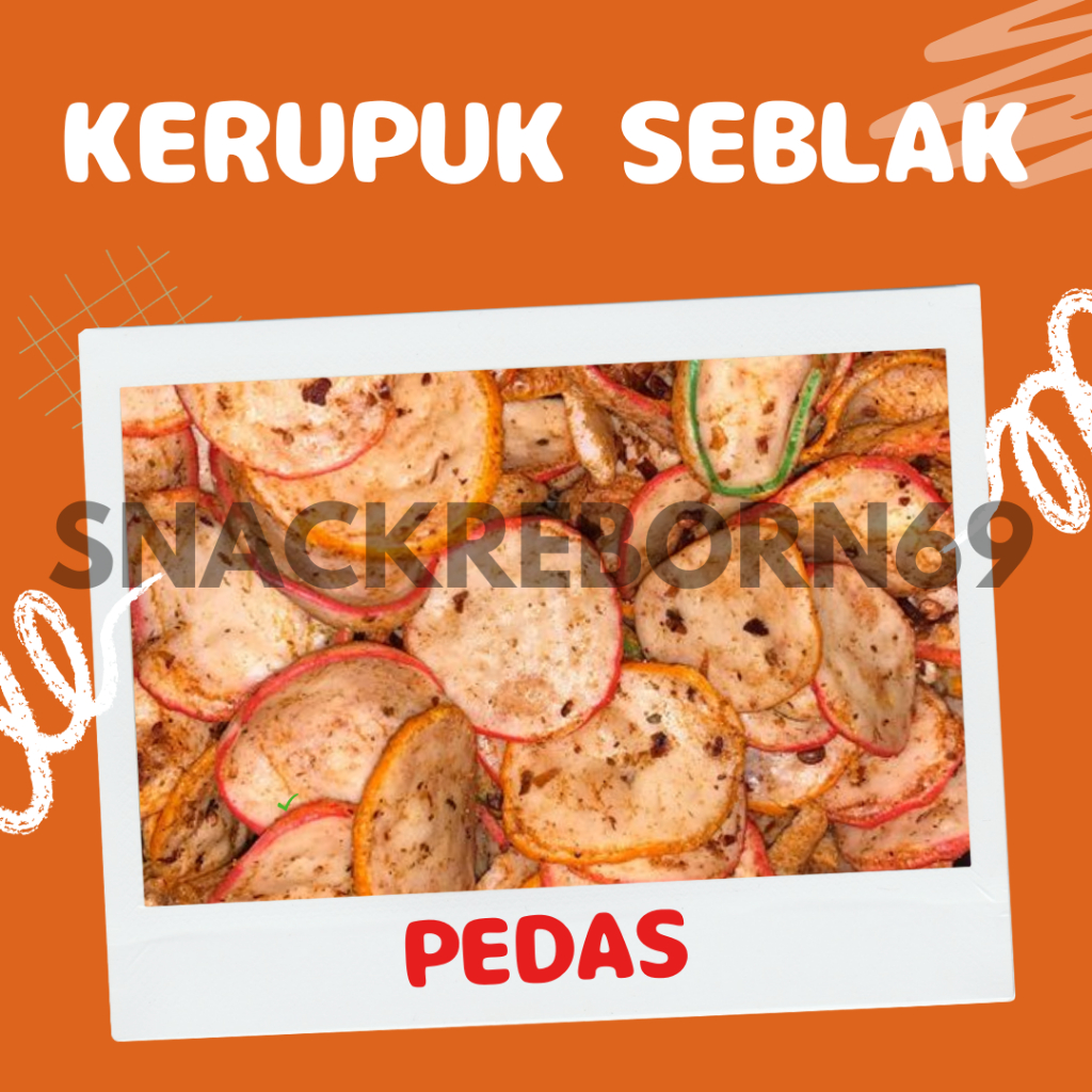 

Kerupuk Seblak Pedas Daun Jeruk 500 gram Termurah Terenak